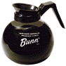 BUNN 06078.0024 Decanter Glass-Black Finish 12CUP 24/CS Coffee Decanters