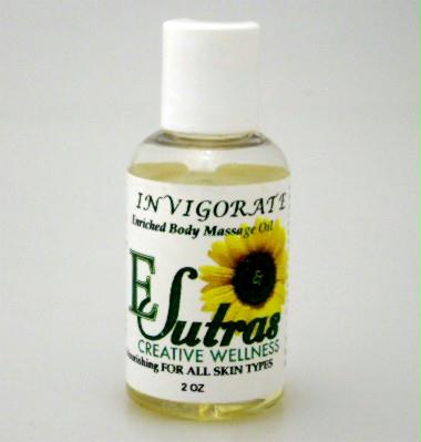 Massage - AROMATHERAPY MASSAGE OIL - INVIGORATE - 2 Oz