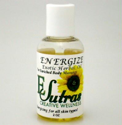Aromatherapy Oil - AROMATHERAPY MASSAGE OIL - ENERGIZE - 8 Oz