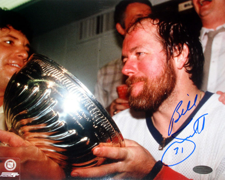 Steiner Sports Billy Smith Hand Signed Stanley Cup Drink 8x10 Photograph SMITPHS008015