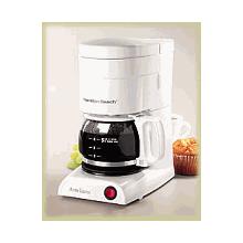 Hamilton Beach 48131 WHT Express 5-Cup Coffee Maker in White
