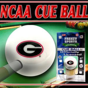 Sports - Georgia Bulldogs Officially Licensed Billiards Cue Ball By Frenzy Sports