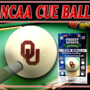 Sports - Oklahoma Sooners Officially Licensed Billiards Cue Ball By Frenzy Sports