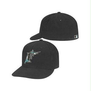 Florida Marlins Baseball - Florida Marlins Game Authentic MLB On-Field Exact Fit Baseball Cap Size 7 1/4
