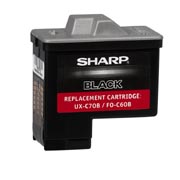 Sharp UXC70B Black Ink Cartridge for Sharp UXB700 Plain Paper Fax