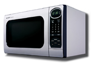 Sharp R-305KS 1100 Watt 1.0 cu. ft. Mid-Size Microwave Oven in SR-305KS