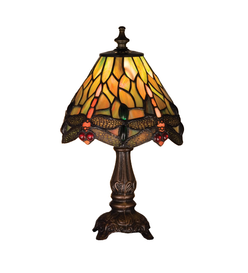 Meyda Tiffany 26613 11.5 Inch H Hanginghead Dragonfly Mini Lamp