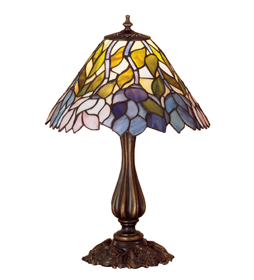 Accent Lamps - Meyda Tiffany 26908 21 Inch H Wisteria Accent Lamp
