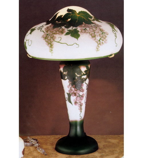 Meyda Tiffany 31026 21 Inch Galle Wine Grapes Lamp