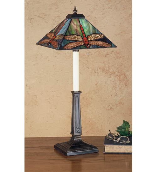 Meyda Tiffany 47833 24.5 Inch H Prairie Dragonfly Buffet Lamp