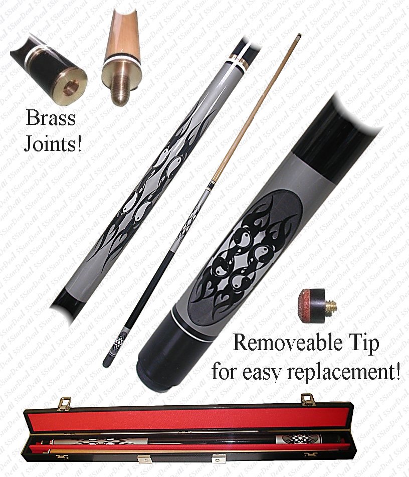 Pool Cue Stick - YING YANG Designer Pool Stick