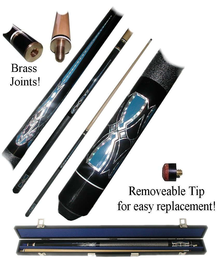 Pool Cue Stick - Blue Majestic Designer Pool Stick