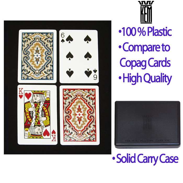 KEM Narrow Paisley Bridge Playing Cards
