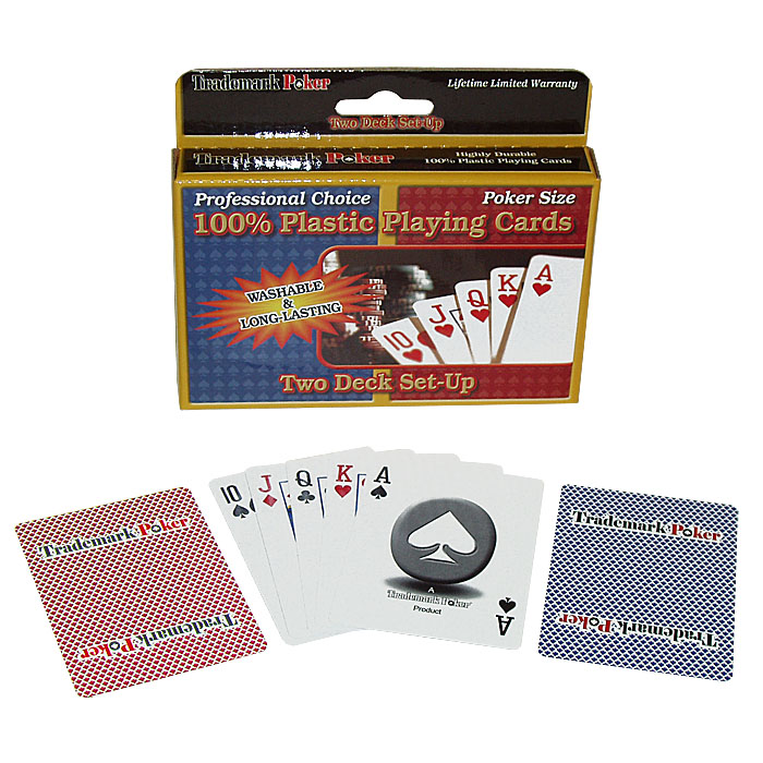 2 Decks of Trademark Plastic Playing Cards