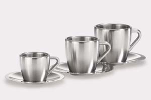 Zack 22610 CARICO Stainless Steel Espresso Cup Matt