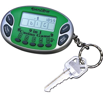 Excalibur K579 9-in-1 Casino Keychain Game