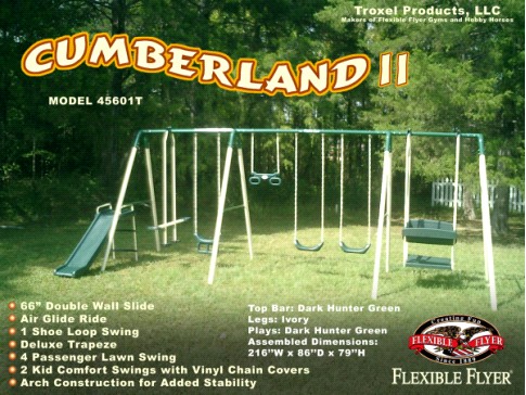Flexible Flyer 45601T Cumberland II Gym Set