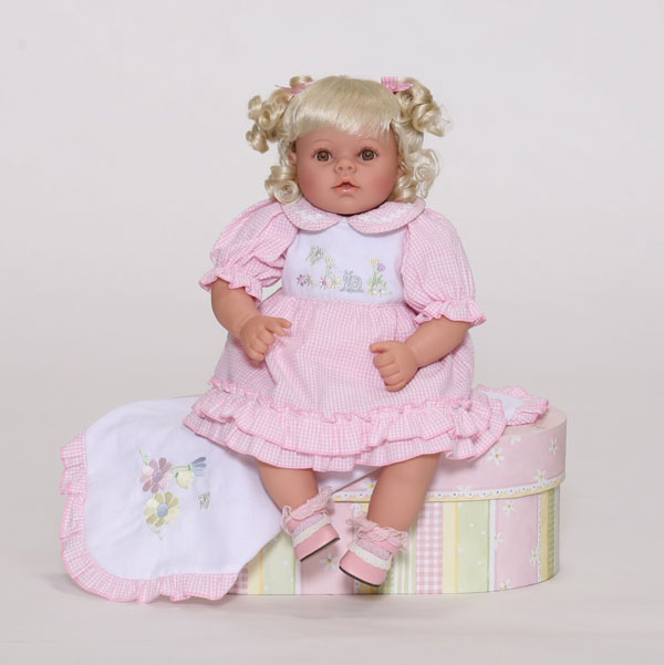 Web Dolls - Molly P Originals 18053D 18 Inch Baby Doll - April