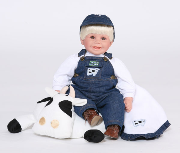 Web Dolls - Molly P Originals 18065D 18 Inch Baby Doll - Collin