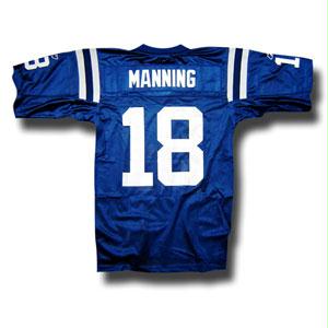 Peyton Manning Reebok Jersey - Peyton Manning #18 Indianapolis Colts NFL Replica Player Jersey By Reebok Team Color