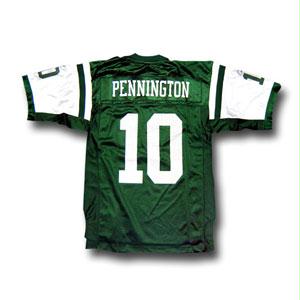 Nfl Teams - Chad Pennington #10 New York Jets NFL Replica Player Jersey By Reebok Team Color