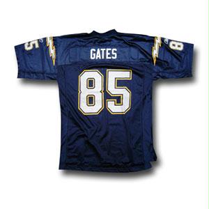 Nfl Teams - Antonio Gates #85 San Diego Chargers NFL Replica Player Jersey By Reebok Team Color