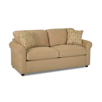 Klaussner 24900LS Brighton Sofa and Loveseat in Camel