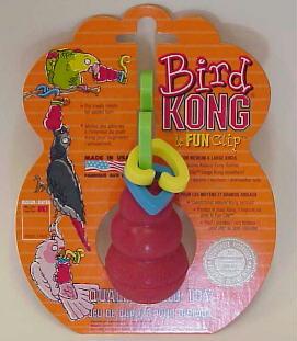 Bird Toys - KONG BIRD WITH FUN CLIPS