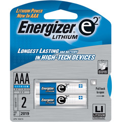 e2 LITHIUM L92BP-2 Lithium Batteries AAA 2-pk