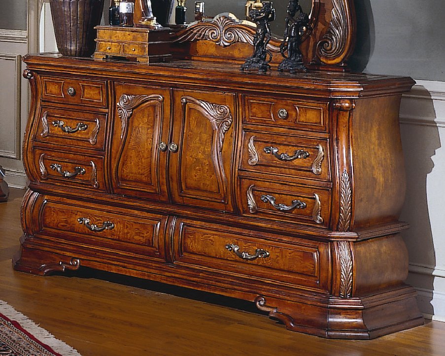 Home Elegance 8 Drawer Dresser in Cherry finish... by Home Elegance