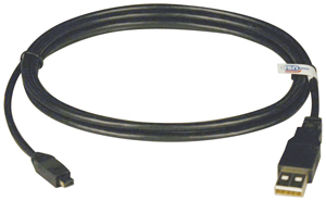 TRIPPLITE U028006 AMale to MiniB Male USB 2.0 Gold MiniDevice Cable