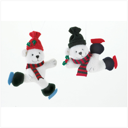 PLUSH BEAR ORNAMENTS