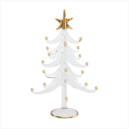 GLASS CHRISTMAS TREE