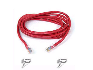 BELKIN COMPONENTS LAN UTP CAT 5e PATCH CABLE A3L79107RED