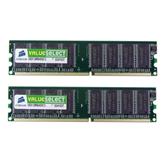 CORSAIR MICRO DDR PC3200 2x128Mx64non-ECC 2x184 DIMM VS2GBKIT400C3