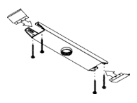 PEERLESS INDUSTRIES FINISH CLNG KIT JMB WHT TPRD BRKT CMJ470W