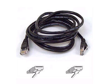 BELKIN COMPONENTS CAT5e SNAGLESS PATCH CBL A3L79150BLKS Pack of 6