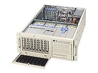 Computer Cabinet - Supermicro Computer Inc 4U/Tower DP ATX 8x3.5,650W Black CSE-743T-650B