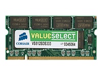 CORSAIR MICRO DDR PC3200 128Mx64 non-ECC 200 SODIMM VS1GSDS400