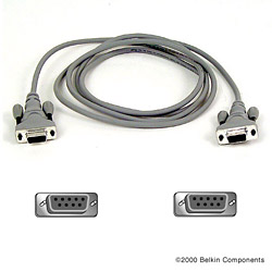 BELKIN COMPONENTS Interlink Serial Cable DB9F/DB9F 6 ft F3B20706