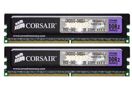 CORSAIR MICRO DDR2 667 MHz 2x128Mx64non-ECC2x240dimm VS2GBKIT667D2 Price Check