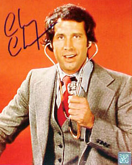 Superstar Greetings Chevy Chase Signed 8 X 10 Photo (Saturday Night Live) CC-8e