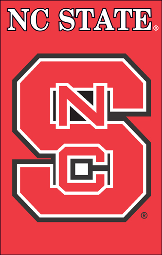 The Party Animal AFNCS N Carolina State 44x28 Applique Banner AFNCS