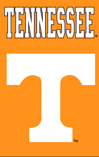 The Party Animal AFVOL Tennessee 44x28 Applique Banner AFVOL