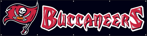 The Party Animal BTB Buccaneers Giant 8-Foot X 2-Foot Nylon Banner BTB