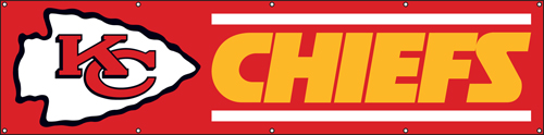The Party Animal BKC Chiefs Giant 8-Foot X 2-Foot Nylon Banner BKC