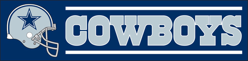 The Party Animal BDA Cowboys Giant 8-Foot X 2-Foot Nylon Banner BDA