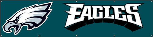 The Party Animal BPH Eagles Giant 8-Foot X 2-Foot Nylon Banner BPH