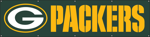 The Party Animal BGB Packers Giant 8-Foot X 2-Foot Nylon Banner BGB