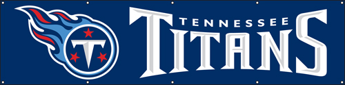 The Party Animal BTE Titans Giant 8-Foot X 2-Foot Nylon Banner BTE